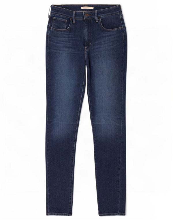Calça jeans feminina Levi's 721 High Rise Skinny W29 L30 azul marinho algodão