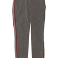 Calça feminina Zara cortada média W28 L25 poliéster cinza