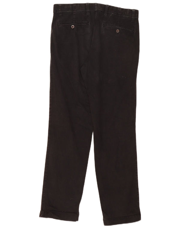 Calça Chino Reta Masculina Gap W32 L32 Algodão Preto