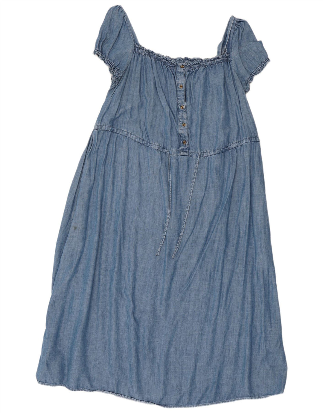 Vestido maxi feminino Marks & Spencer Reino Unido 16 grande azul Lyocell