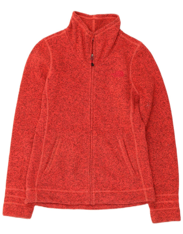 Jaqueta de treino feminina The North Face UK 10 pequena vermelha manchada