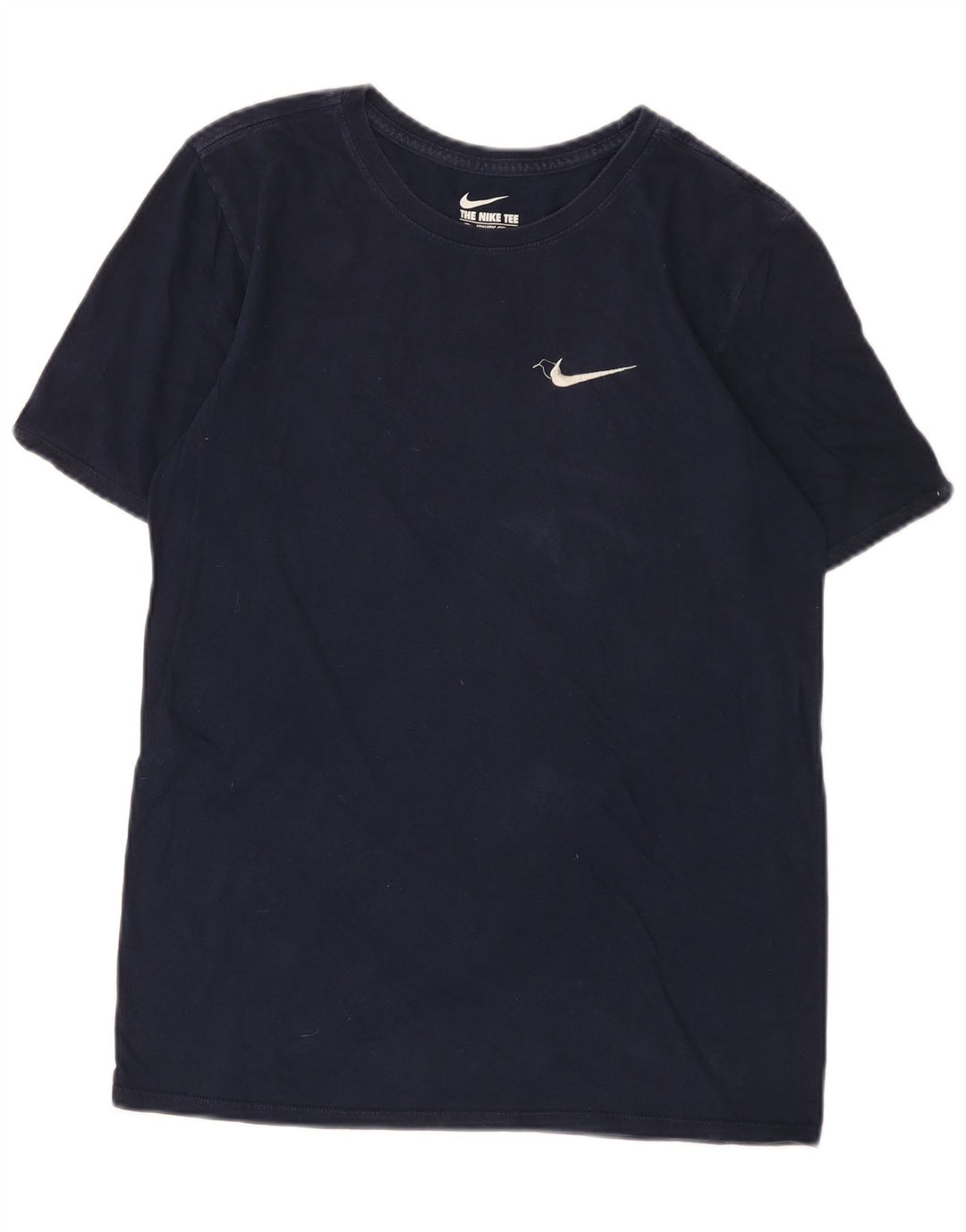 Camiseta masculina Nike Athletic Cut Top pequeno algodão azul marinho