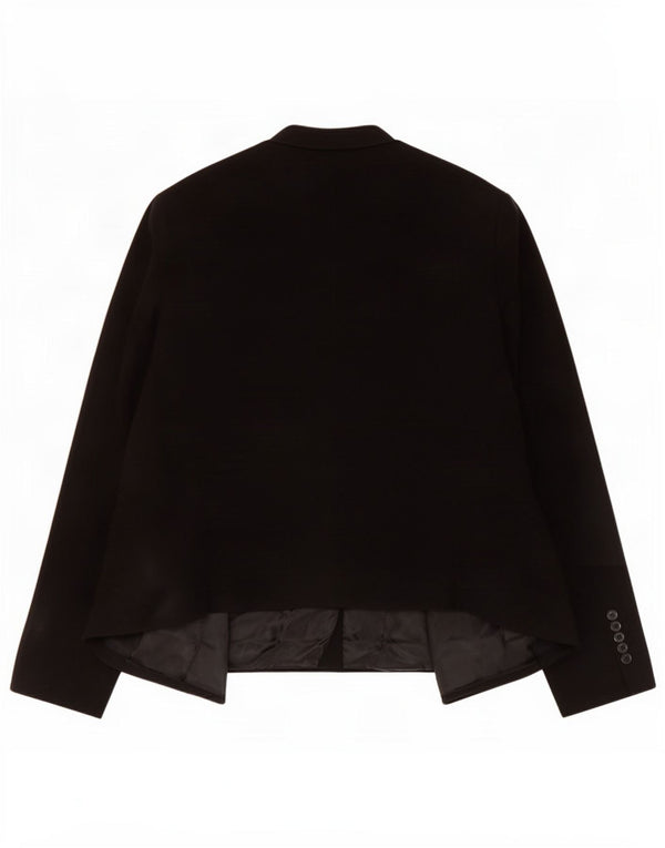 Jaqueta Blazer Feminina Topshop Petite Crop Open Reino Unido 8 Pequena Preta