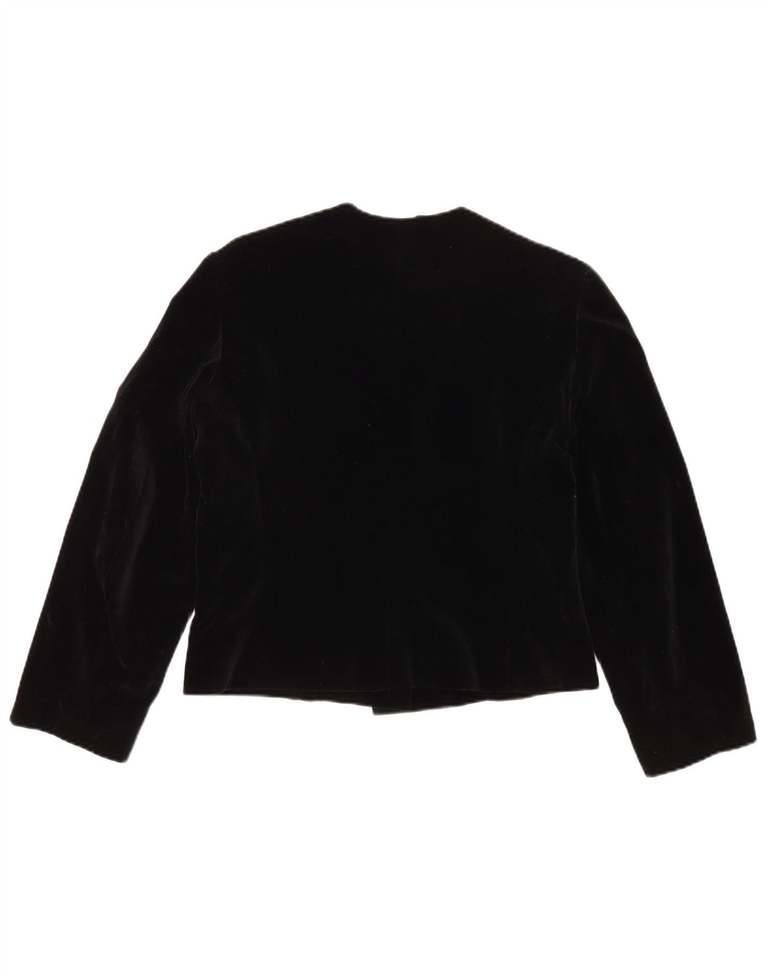 Jaqueta blazer feminina vintage com 3 botões IT 44 algodão preto médio
