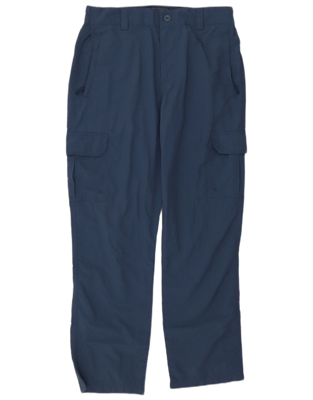 Calça cargo masculina reta Mountain Warehouse W34 L29 azul marinho nylon