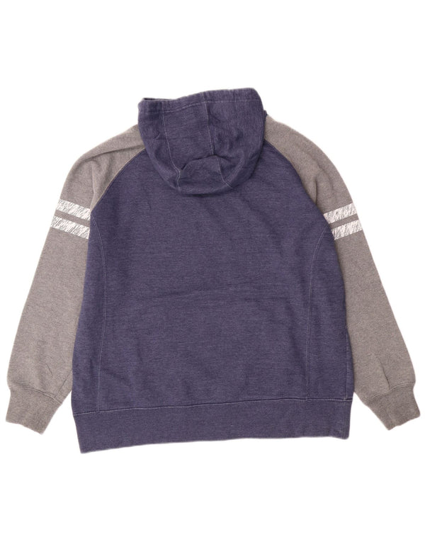 NFL feminino Seattle Seahawks moletom com capuz Reino Unido 18 XL azul marinho colorblock