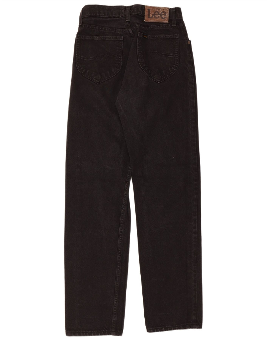 Jeans retos femininos LEE W36 L30 algodão preto