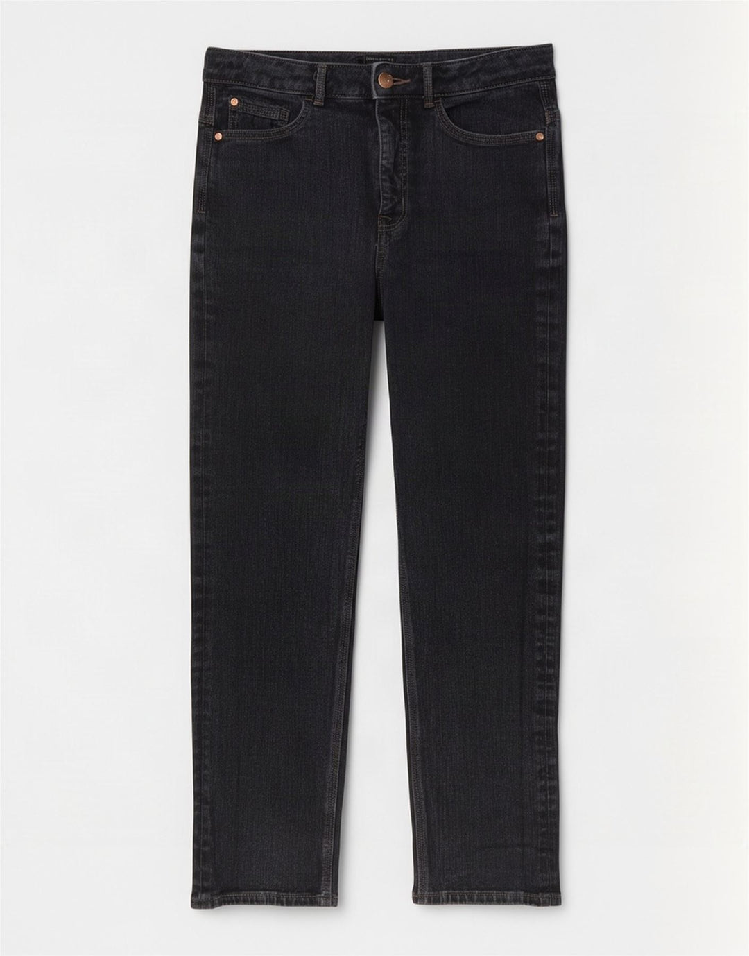 Marks & Spencer Jeans Slim Feminino Reino Unido 12 Médio W28 L28 Algodão Cinza