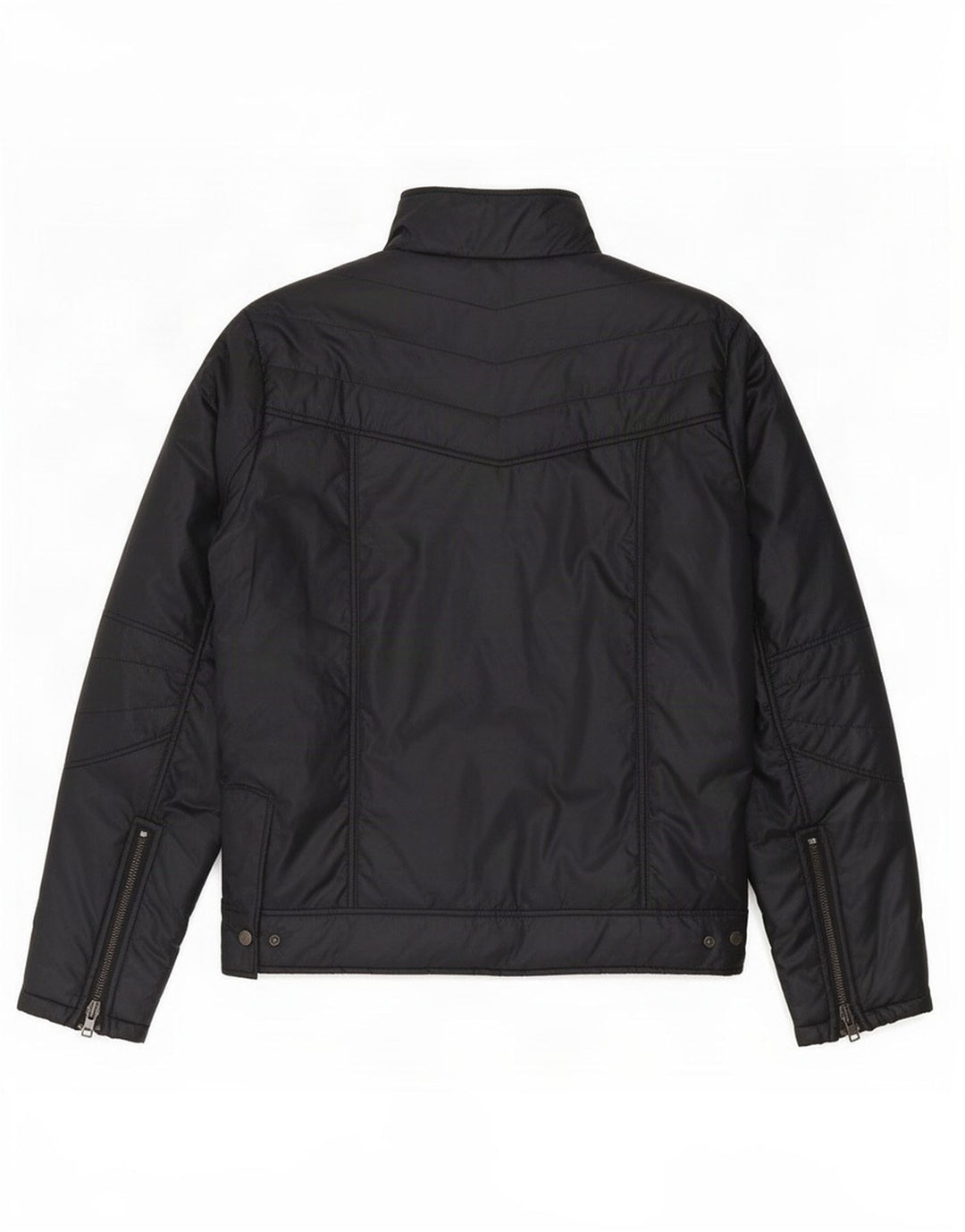 Jaqueta acolchoada masculina Lee UK 40 grande poliéster preto