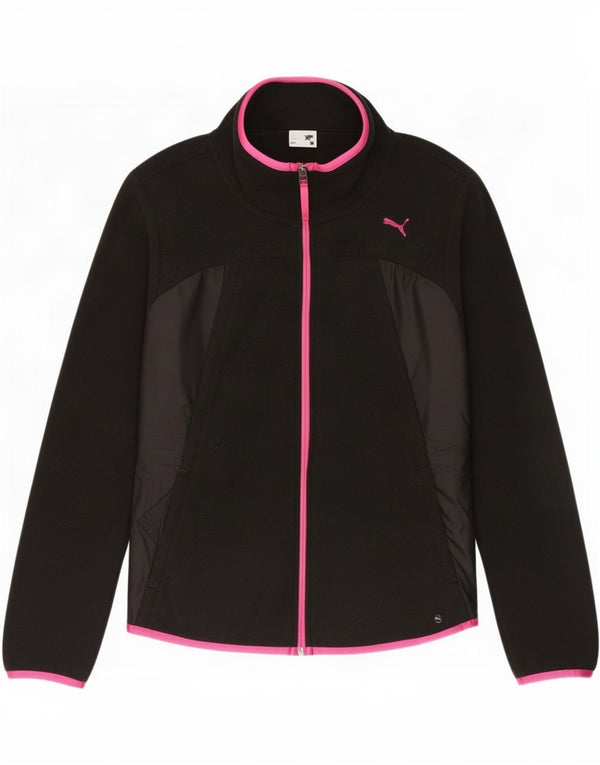 Jaqueta de lã feminina Puma UK 12 poliéster preto médio
