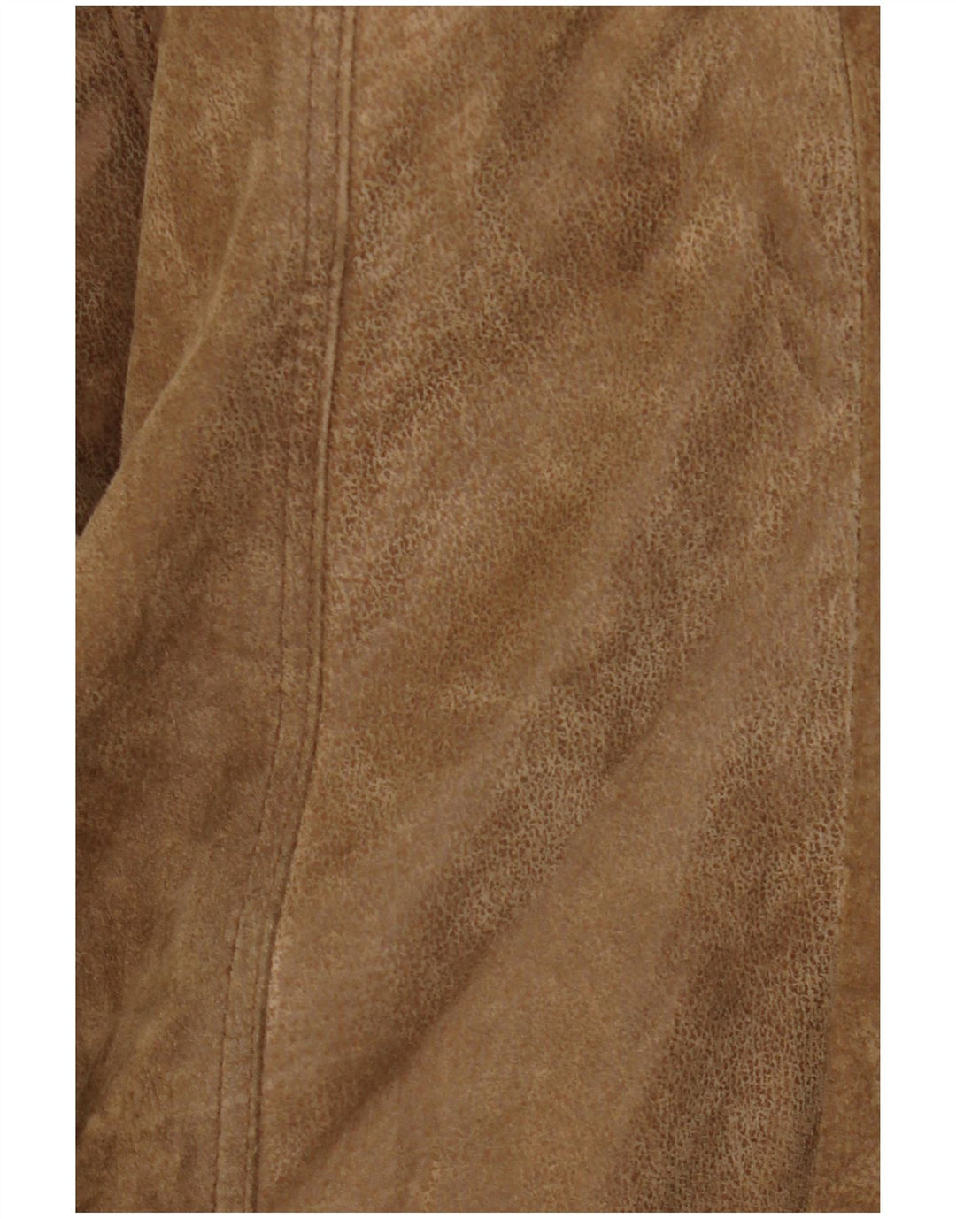 Jaqueta masculina Shearling MONTGOMERY Reino Unido 44 2XL couro marrom
