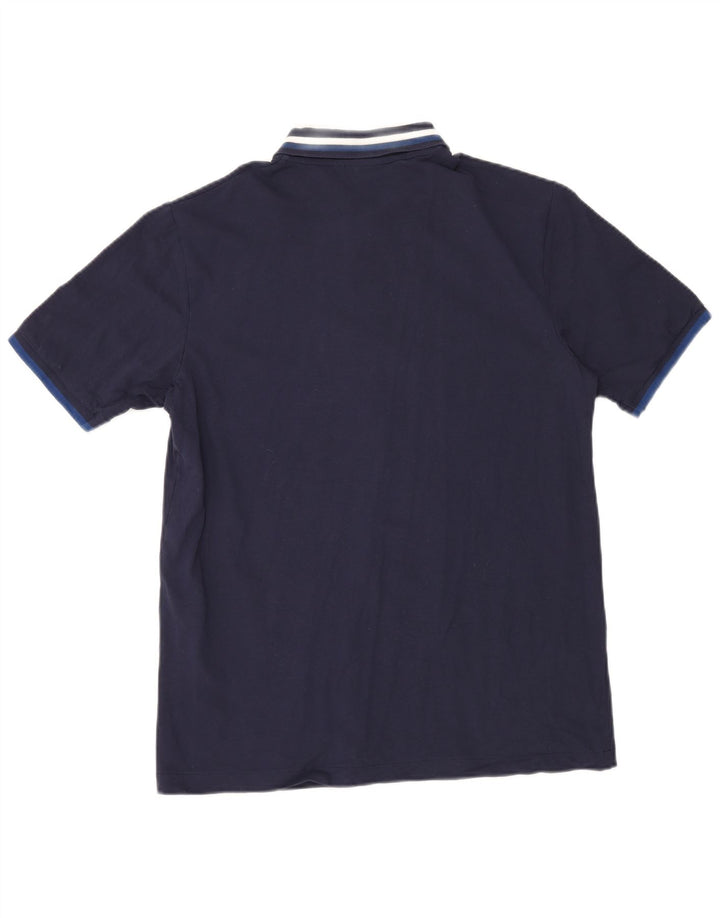 Camisa polo masculina Ellesse XL azul marinho algodão