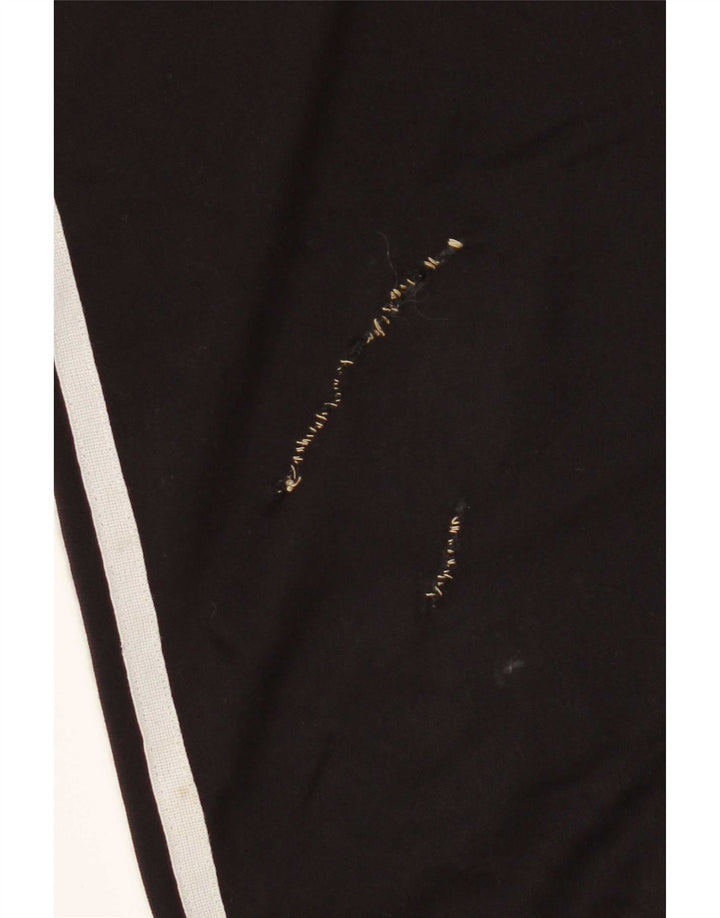 Adidas Mens Tracksuit Top Jacket UK 34/36 Pequeno Poliéster Preto