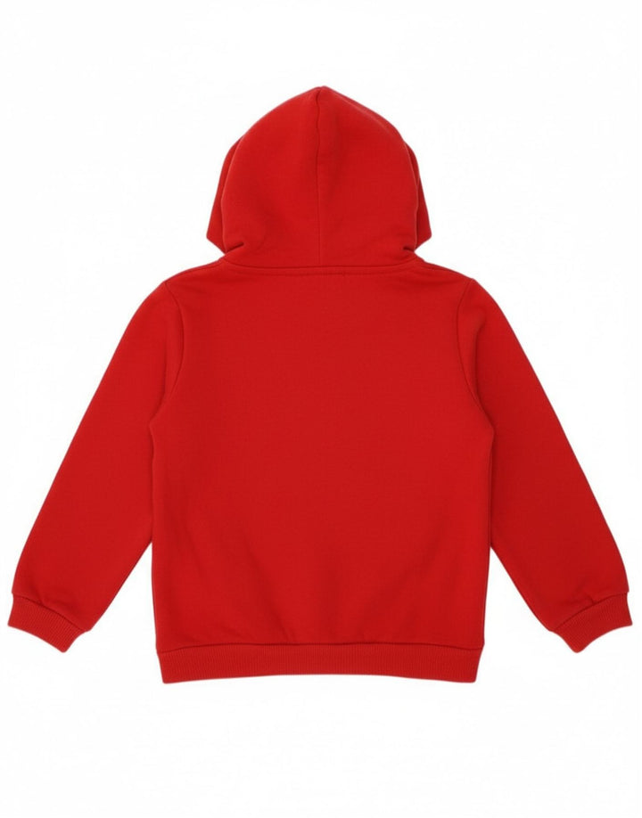 Jumper com capuz gráfico PUMA Boys 5-6 anos vermelho