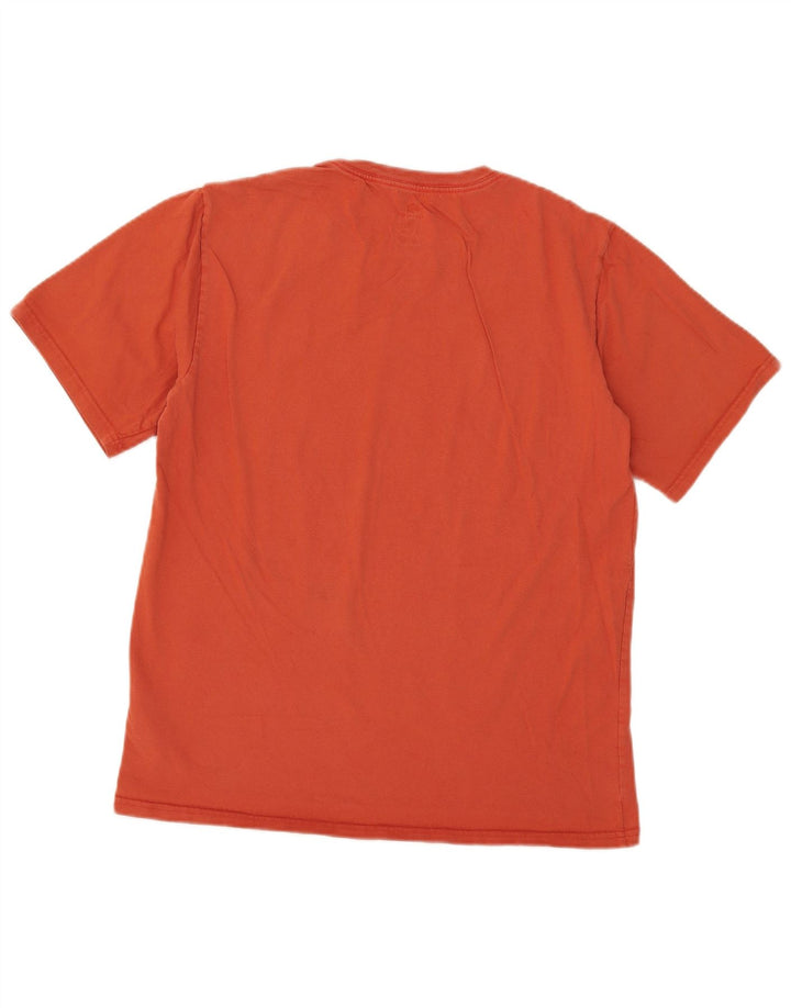Converse Mens Camiseta Top Médio Algodão Laranja