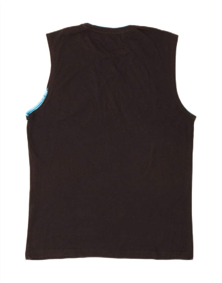 Lotto Mens Graphic Vest Top Médio Algodão Preto