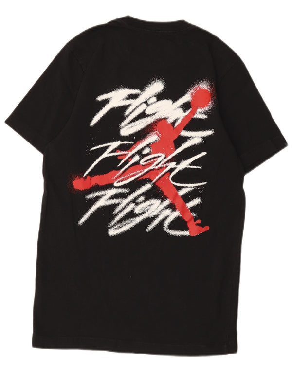 Camiseta Jordan masculina gráfica Top XS algodão preto