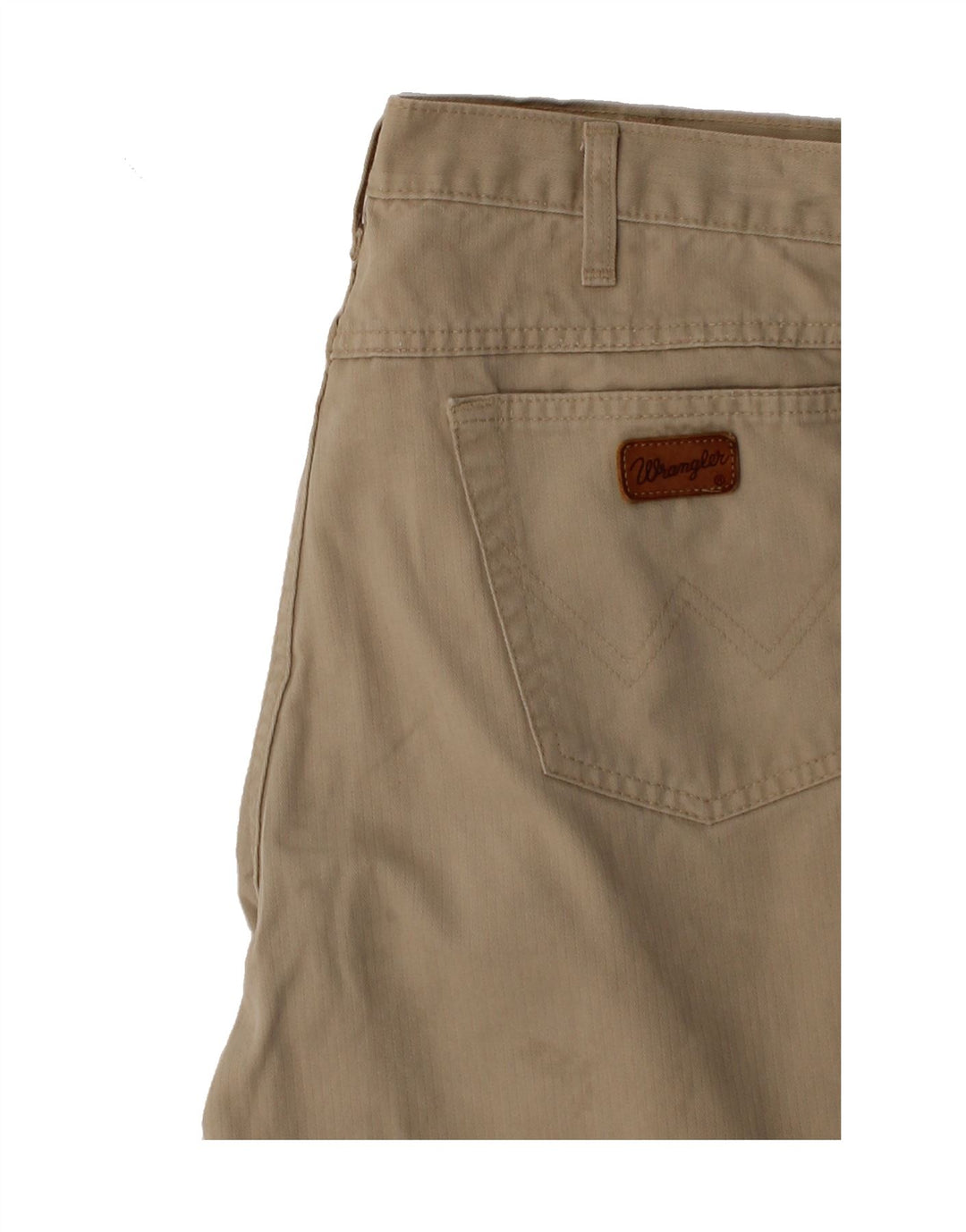 WRANGLER Mens Straight Casual Trousers W38 L32 Beige Cotton Vintage Wrangler and Second-Hand Wrangler from Messina Hembry 