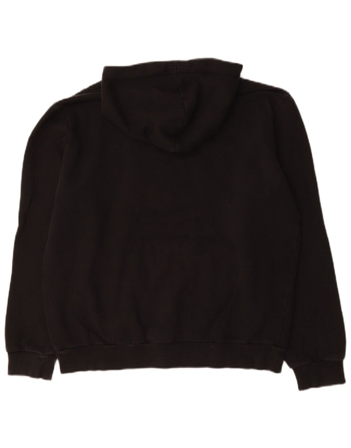 Puma Mens Hoodie Jumper Médio Algodão Preto