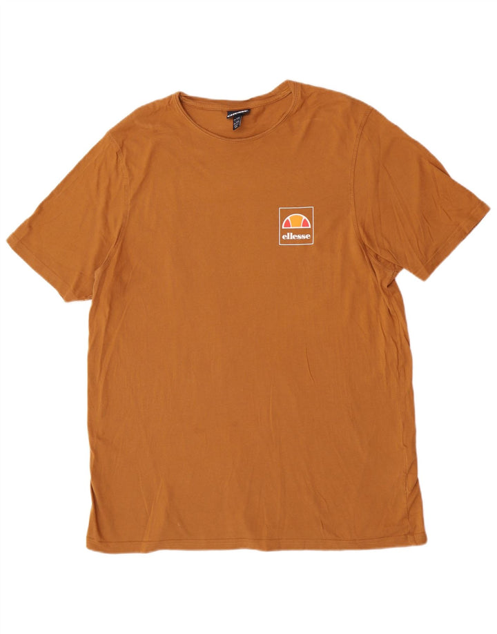 Camiseta feminina Ellesse com estampa gráfica 2XL algodão marrom