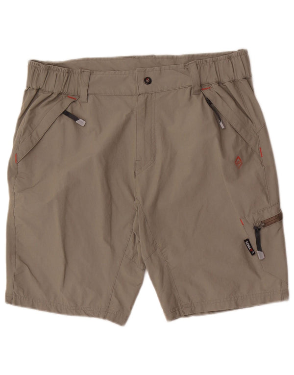 Shorts cargo masculino vintage IT 52 XL W38 cinza