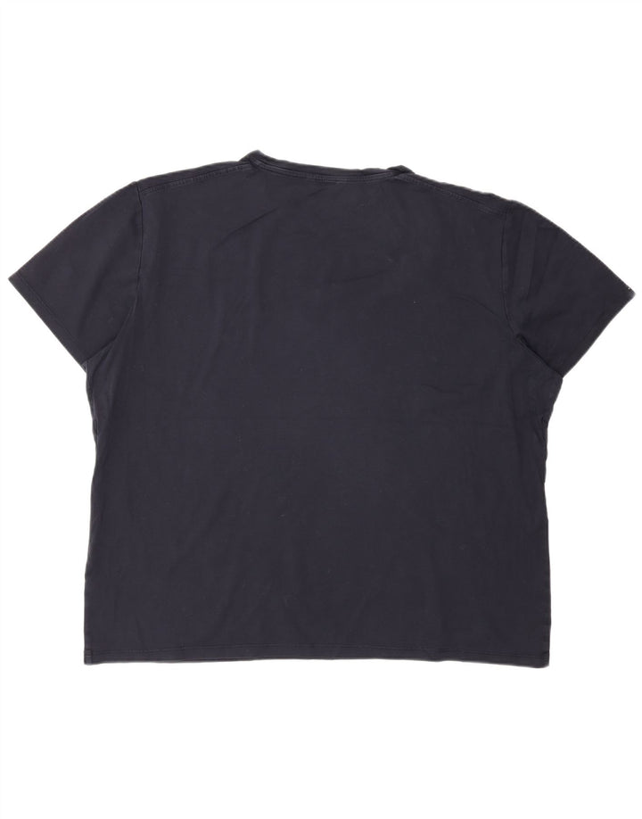 Camiseta masculina Massimo Dutti Top 2XL Azul marinho