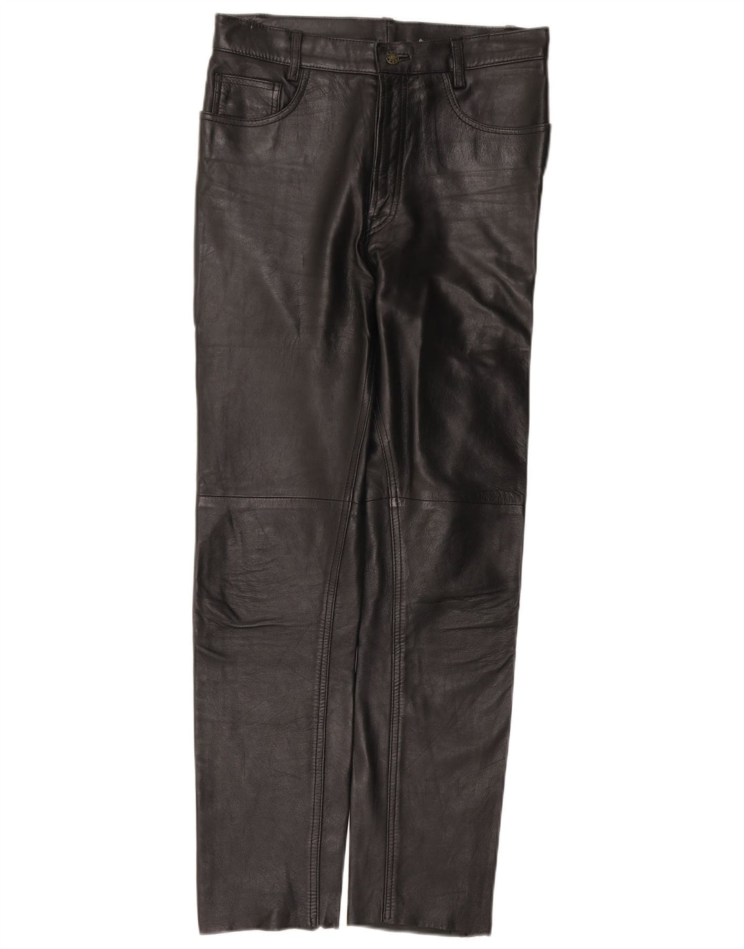 Calça reta feminina vintage W30 L30 preta