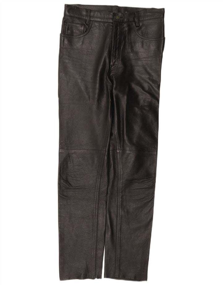 Calça reta feminina vintage W30 L30 preta