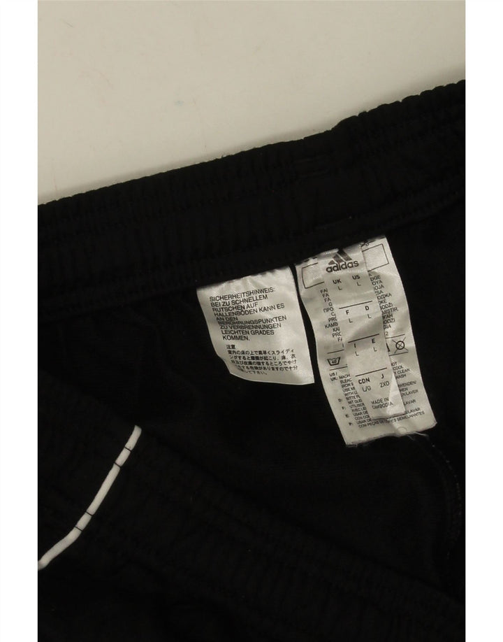 Adidas Mens Treino Calças Joggers Grande Poliéster Preto