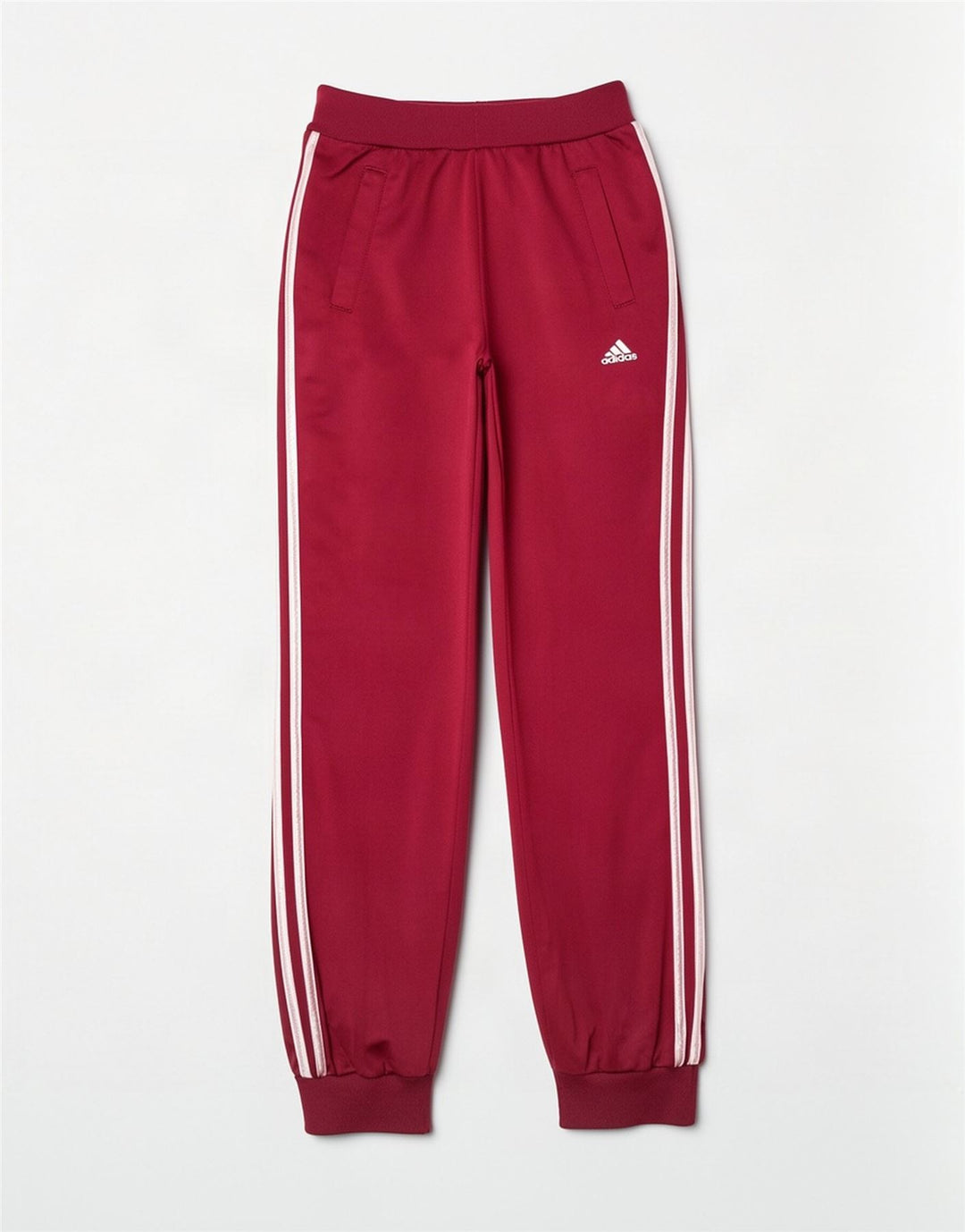 Calça de treino feminina Adidas Joggers UK 16 grande poliéster marrom