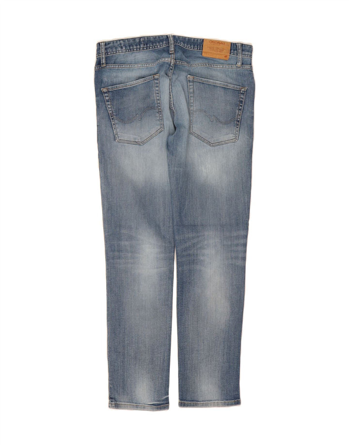 JACK & JONES Mens Tim Slim Jeans W33 L30 Blue Cotton Vintage Jack & Jones and Second-Hand Jack & Jones from Messina Hembry 