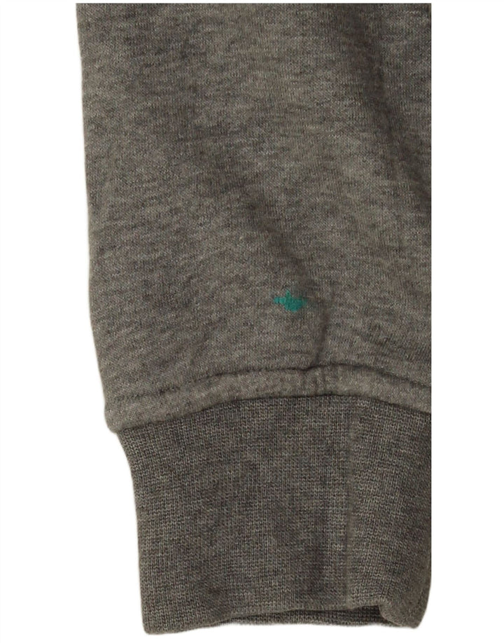 Nike Womens Tracksuit Top Jacket UK 6 XS Cinza Algodão