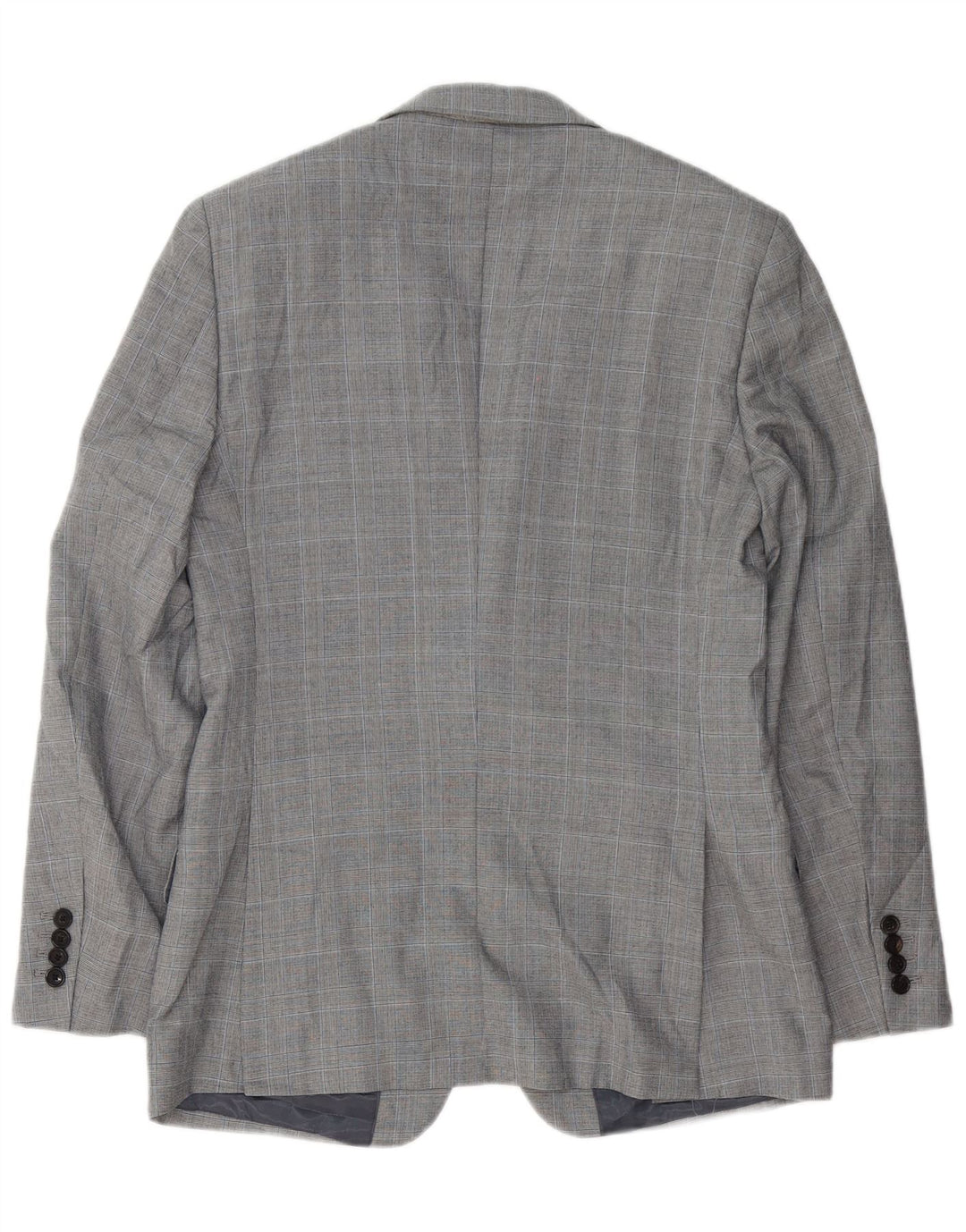 Jaqueta Blazer Masculina Reiss com 1 Botão Reino Unido 36 Pequena Xadrez Cinza