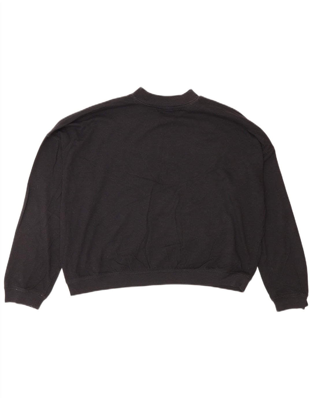 Champion feminino gráfico oversized moletom jumper UK 6 XS preto