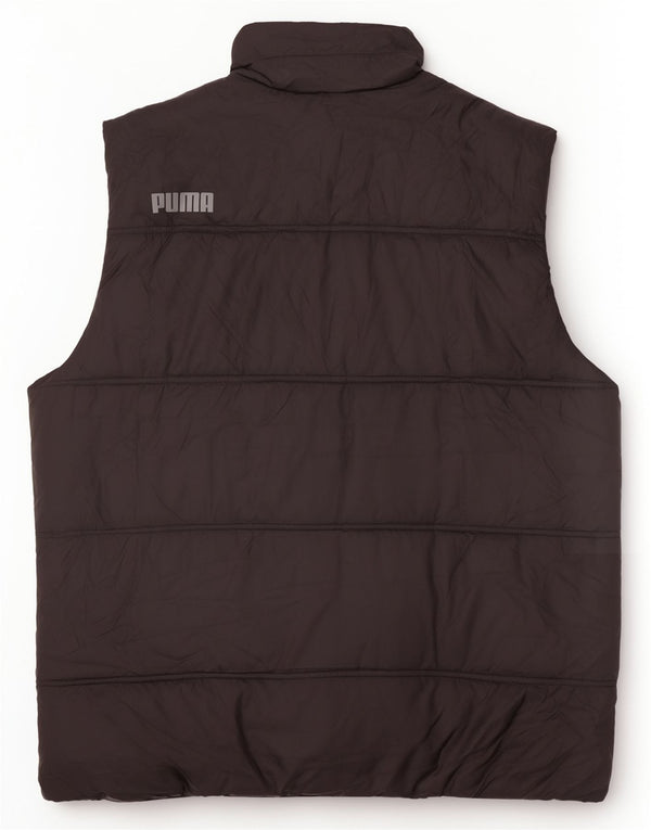 Colete acolchoado gráfico masculino Puma UK 42 XL preto poliéster