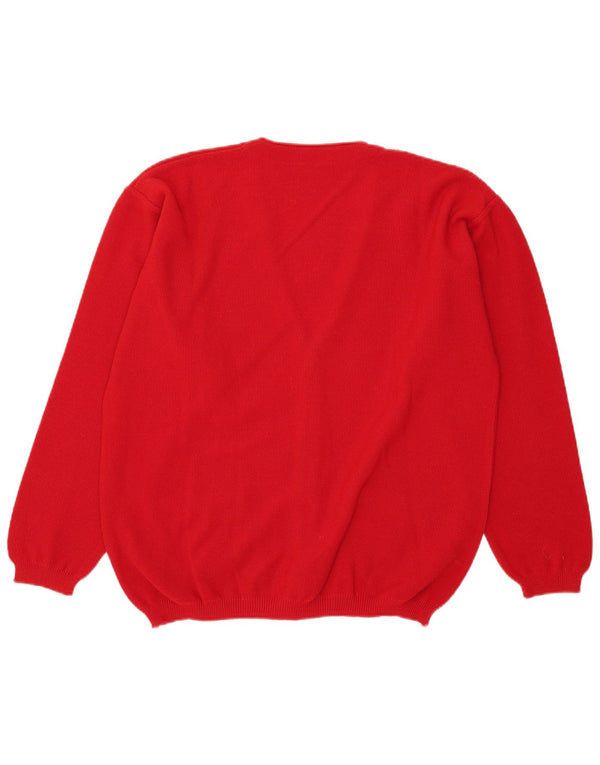 Suéter Cardigan Masculino Explorer IT 54 XL Acrílico Vermelho