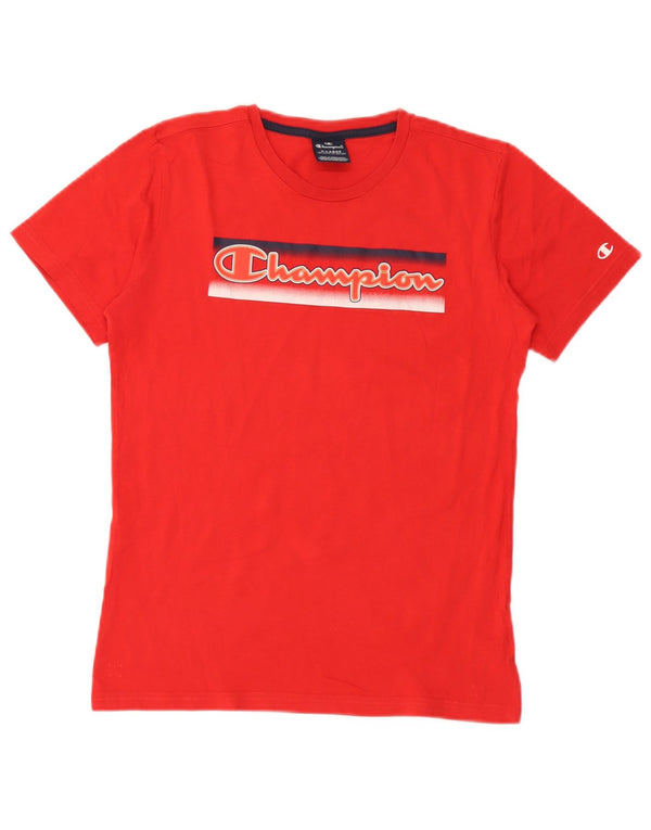 Camiseta Champion Boys Graphic Top 13-14 Anos XL Vermelho