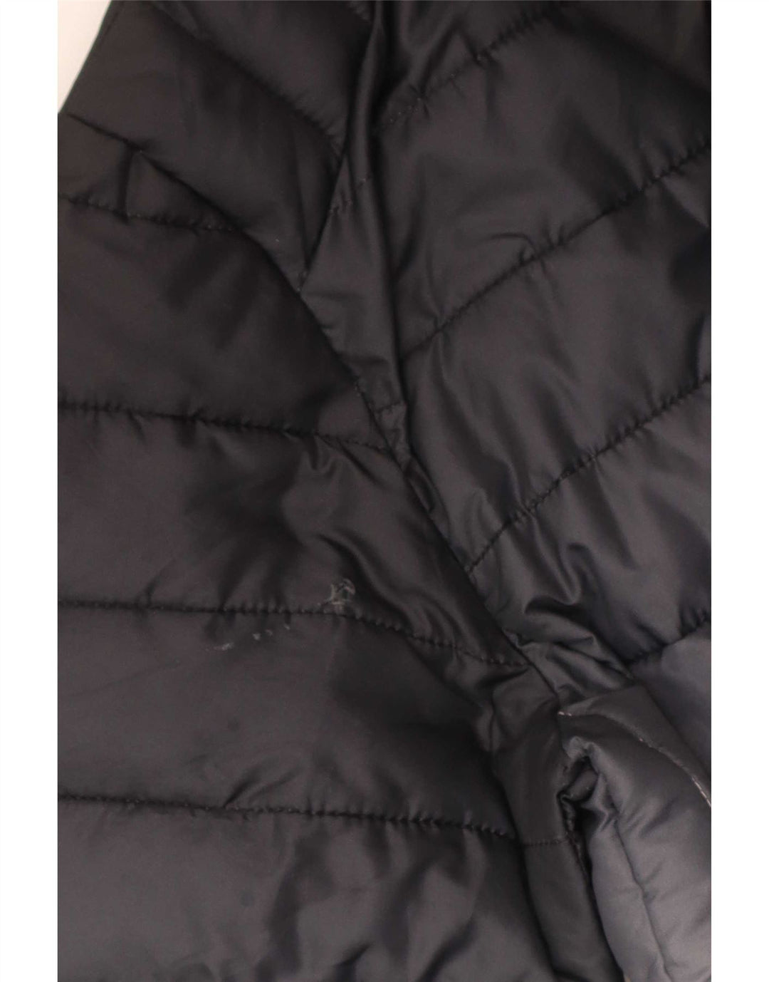 Jaqueta feminina acolchoada com capuz Ellesse UK 14 médio azul marinho colorblock