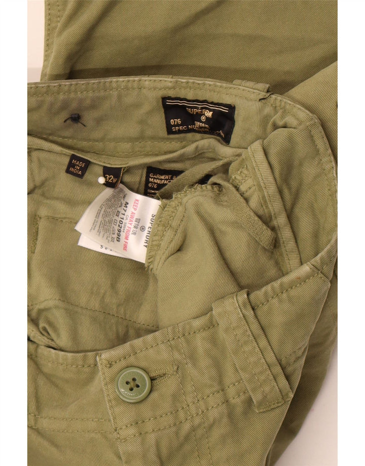 Shorts Cargo Masculino Superdry W32 Algodão Cáqui Médio
