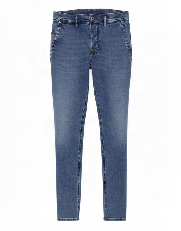 Diesel Mens Kakee - XP Carrot Slim Jeans W31 L30 Azul Algodão
