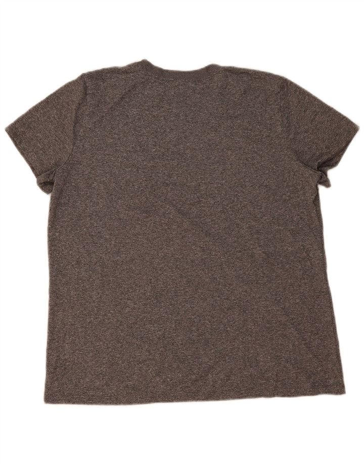 Camiseta masculina Nike Dri Fit Top XL cinza manchada