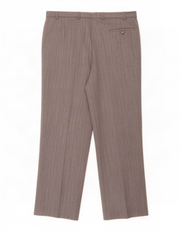 Calça masculina Marks & Spencer St. Michael Suit W38 L29 listrada cinza