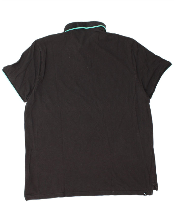 Camisa polo masculina PUMA 2XL algodão preto