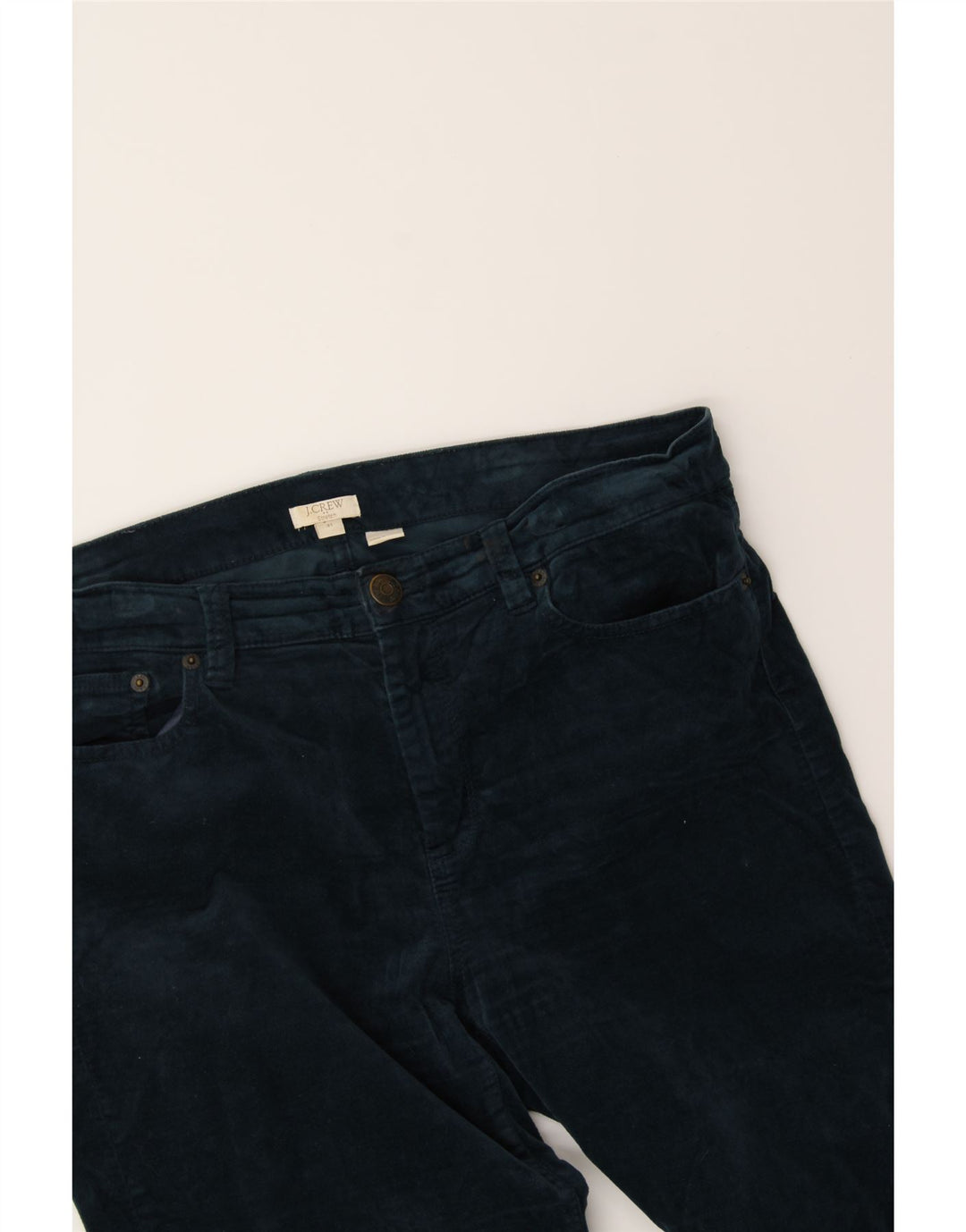 J. CREW Womens Slim Casual Trousers W31 L28 Green Cotton Vintage J. Crew and Second-Hand J. Crew from Messina Hembry 
