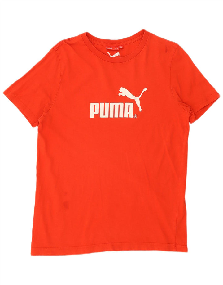 Puma Camiseta Masculina Graphic Top Médio Vermelho