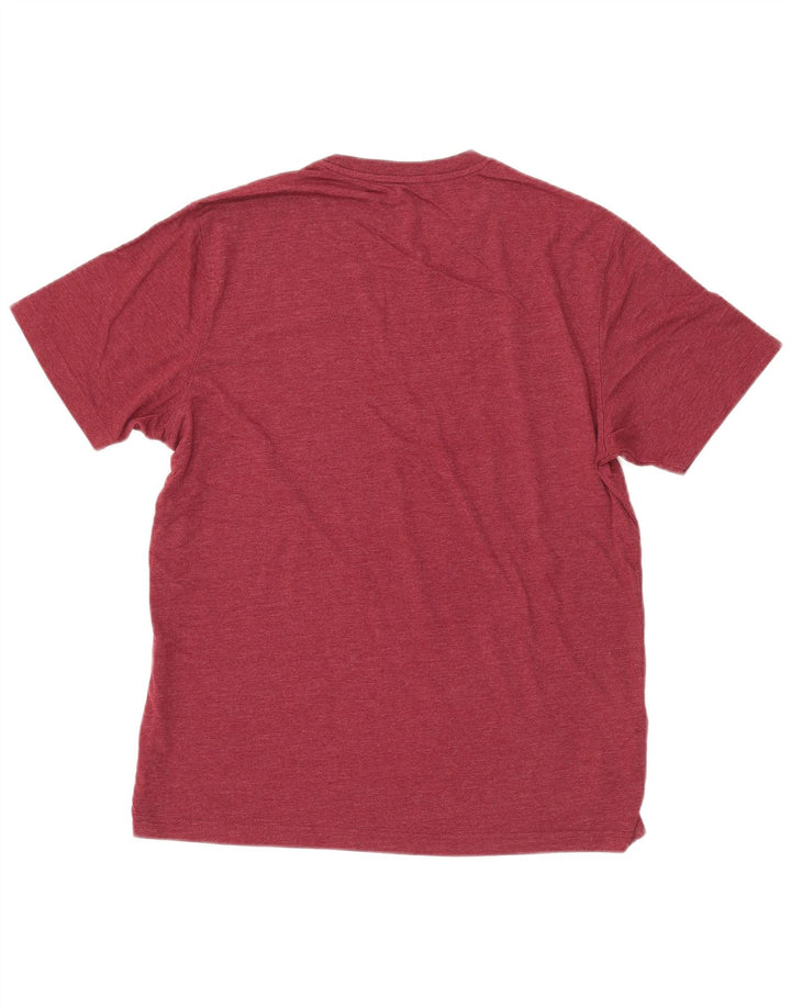 Camiseta masculina EDDIE BAUER com estampa gráfica de algodão marrom médio