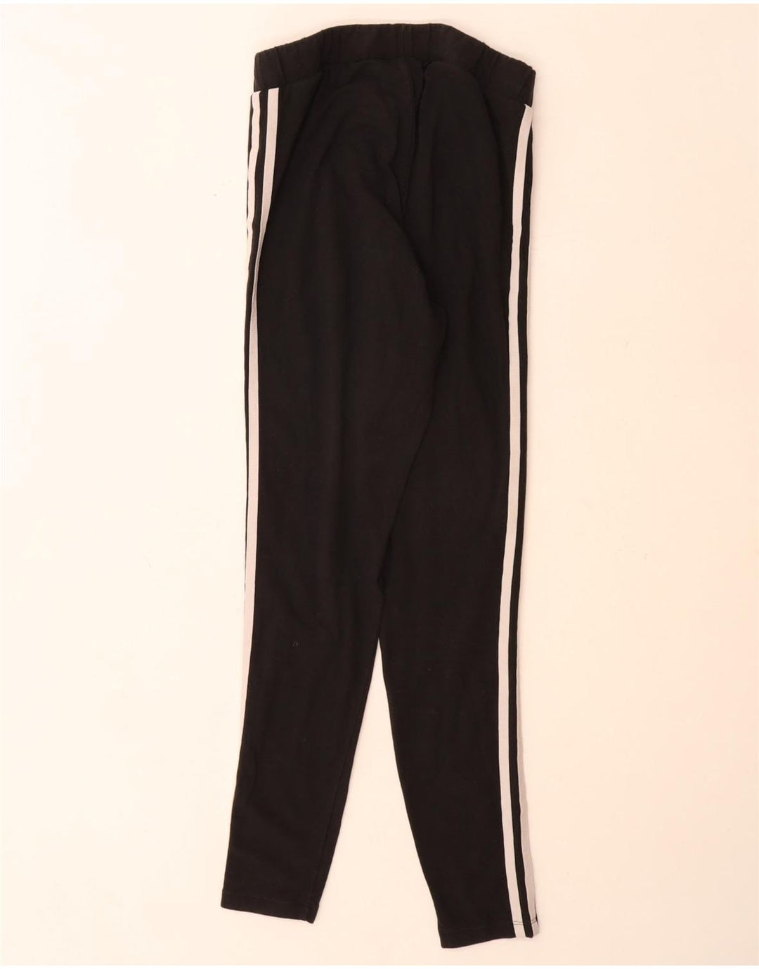Leggings Adidas Femininas UK 12 Médio Algodão Preto