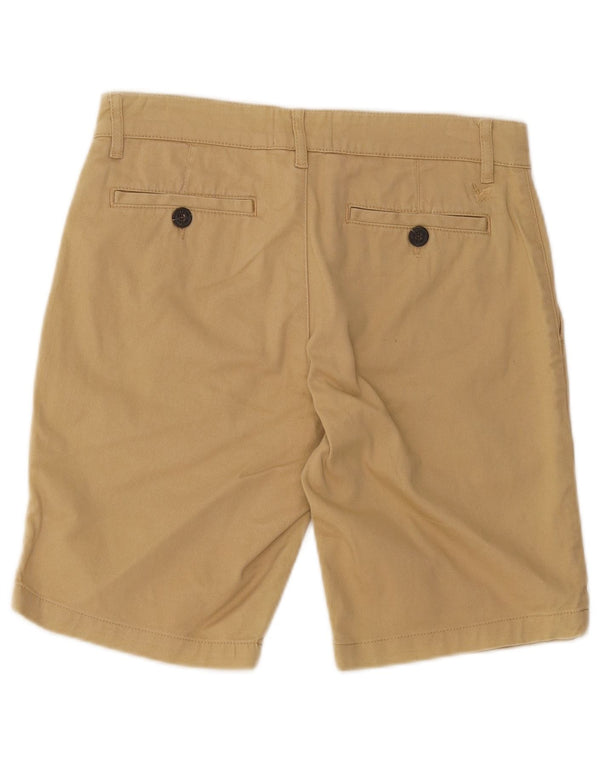 Lyle & Scott Mens Chino Shorts W30 Algodão Bege Médio