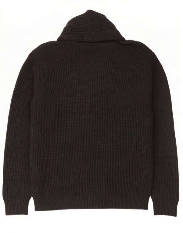 Suéter cardigã masculino Zara grande cinza