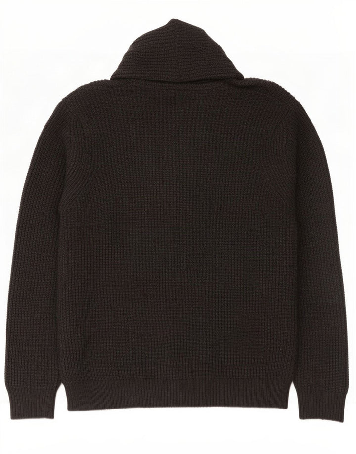 Suéter cardigã masculino Zara grande cinza